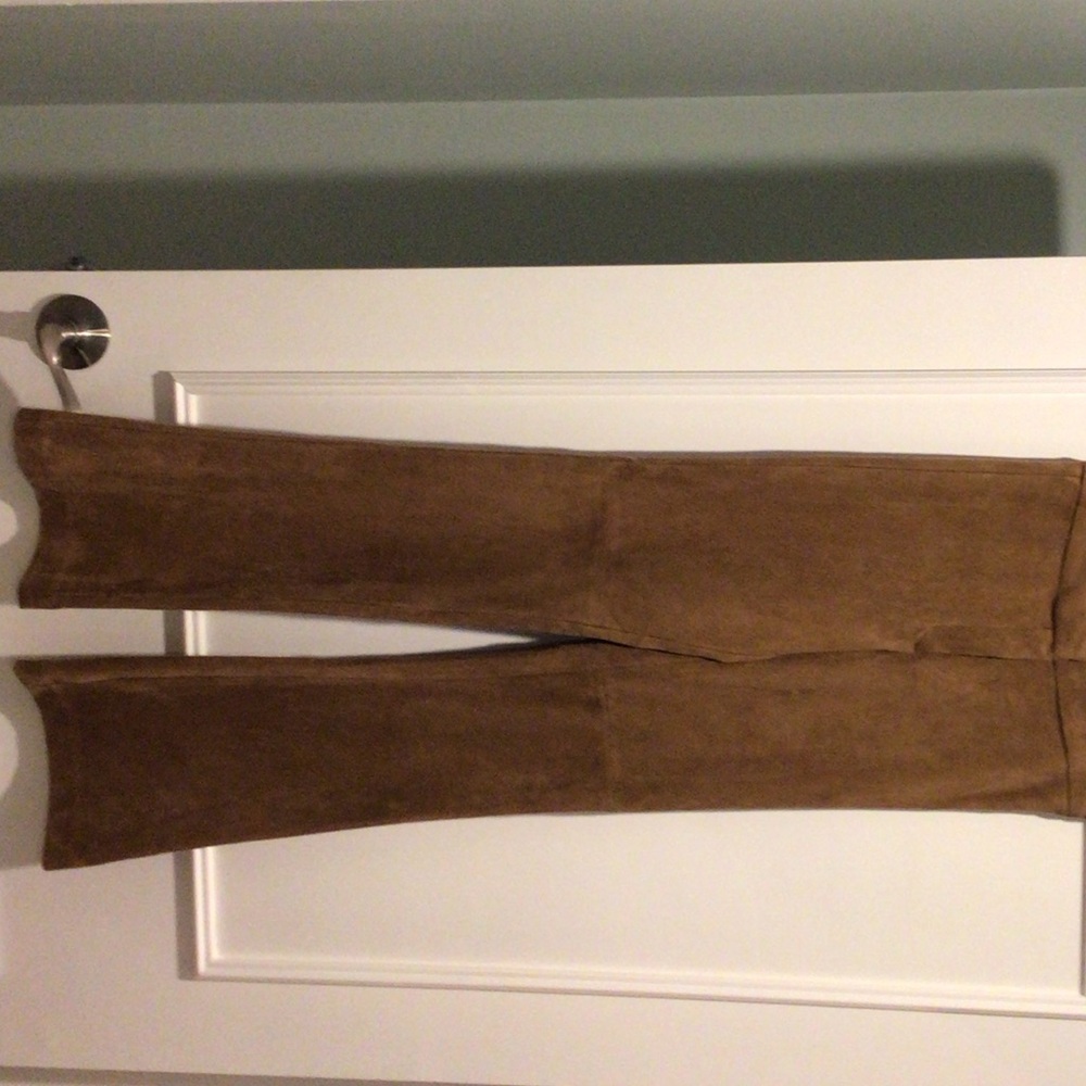 Brown Suede Pants